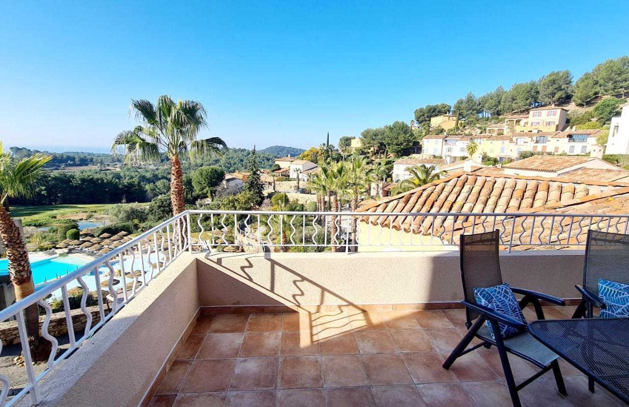 Hameau Des Amandiers Vue Mer - Piscine, Golf Et Tennis Prive Saint-Cyr-sur-Mer Extérieur photo