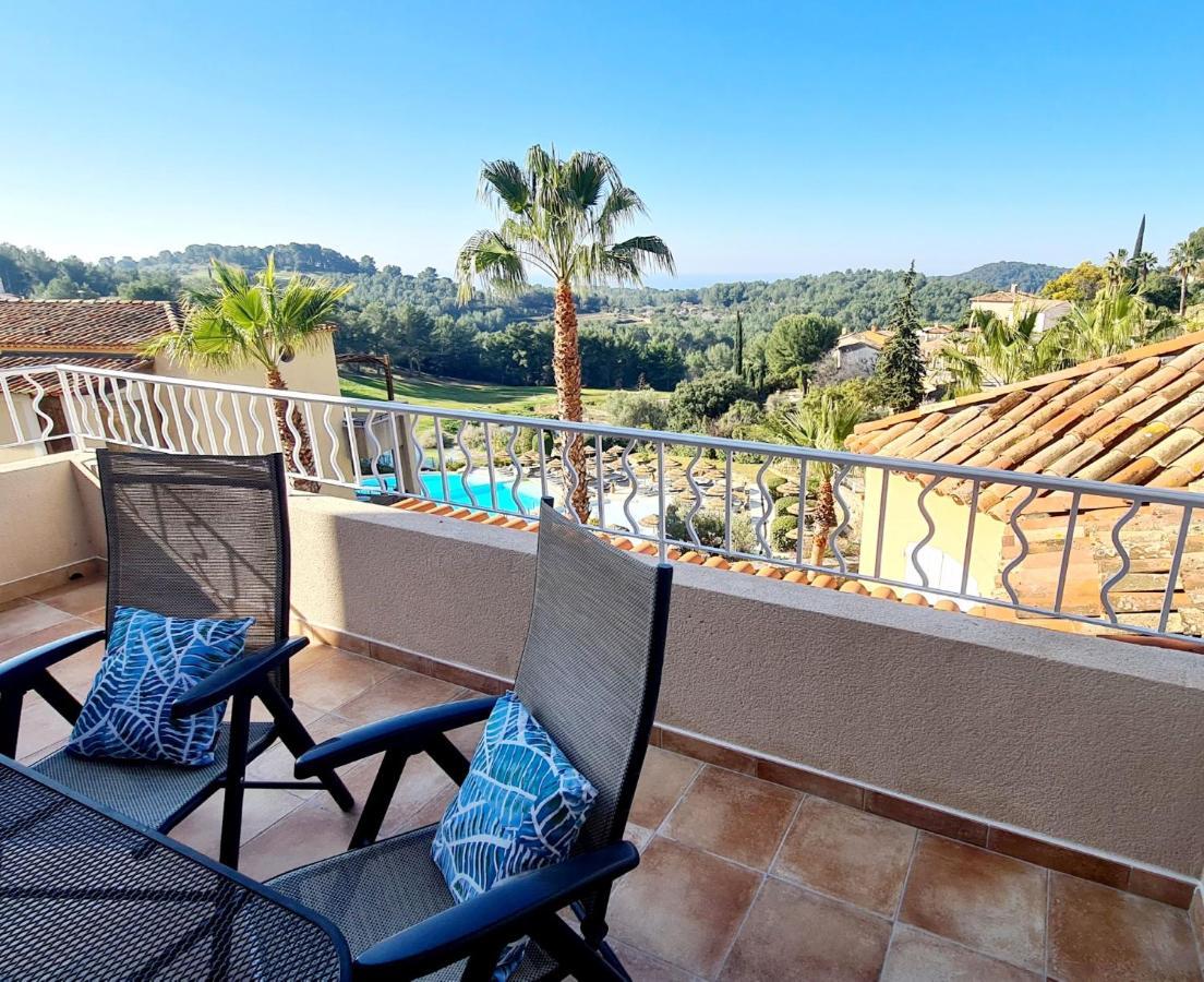 Hameau Des Amandiers Vue Mer - Piscine, Golf Et Tennis Prive Saint-Cyr-sur-Mer Extérieur photo