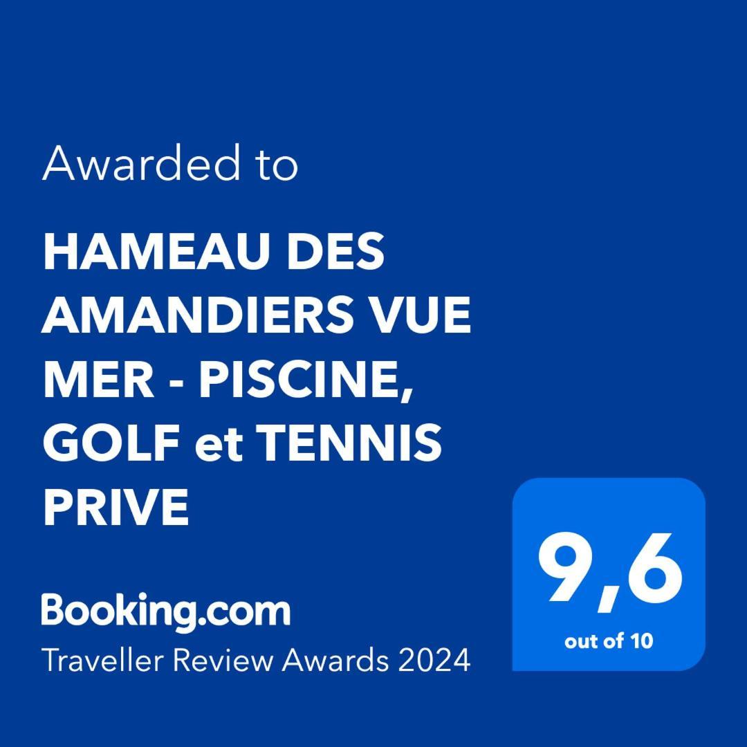 Hameau Des Amandiers Vue Mer - Piscine, Golf Et Tennis Prive Saint-Cyr-sur-Mer Extérieur photo